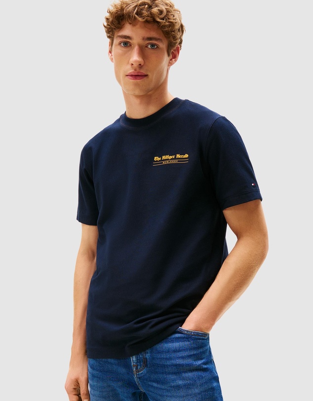 Tommy Hilfiger - Back Logo Jersey Crew Neck T-Shirt