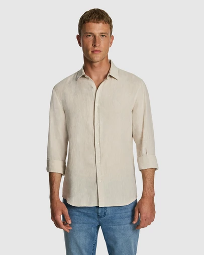 yd. - West Hampton Pure Linen Shirt