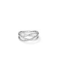 Michael Hill - Ring with 0.10 Carat TW of Diamonds in Sterling Silver
