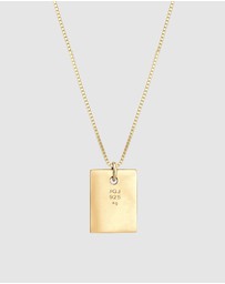 Kuzzoi - ICONIC EXCLUSIVE - Necklace Male Chain Enamel Black Star in 925 Sterling Silver