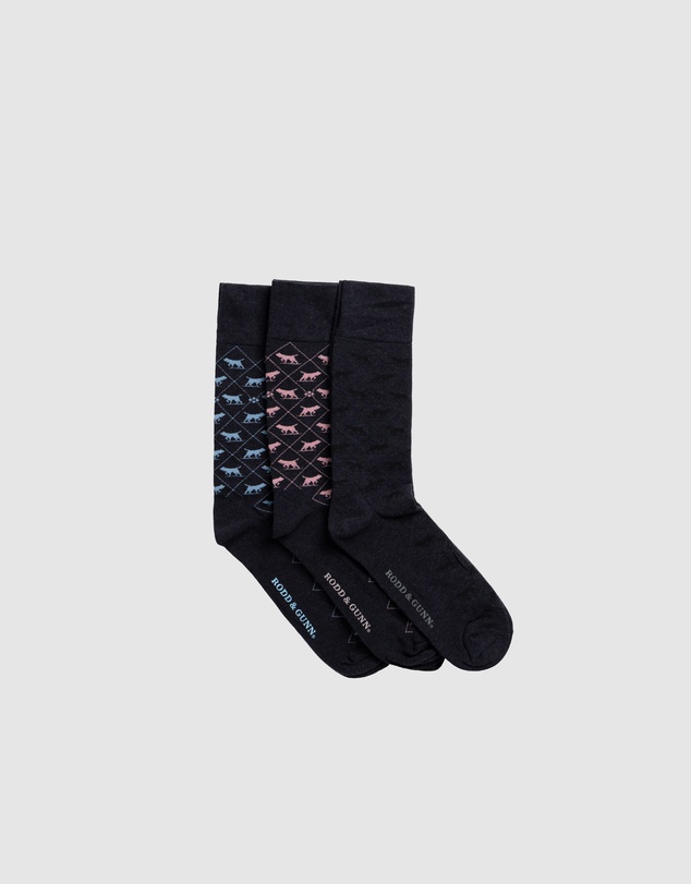 Rodd & Gunn - Argyle Street 3 Pack Socks