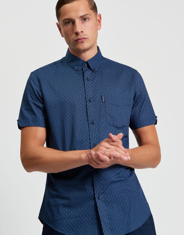 Ben Sherman - Mono Geo Print Shirt