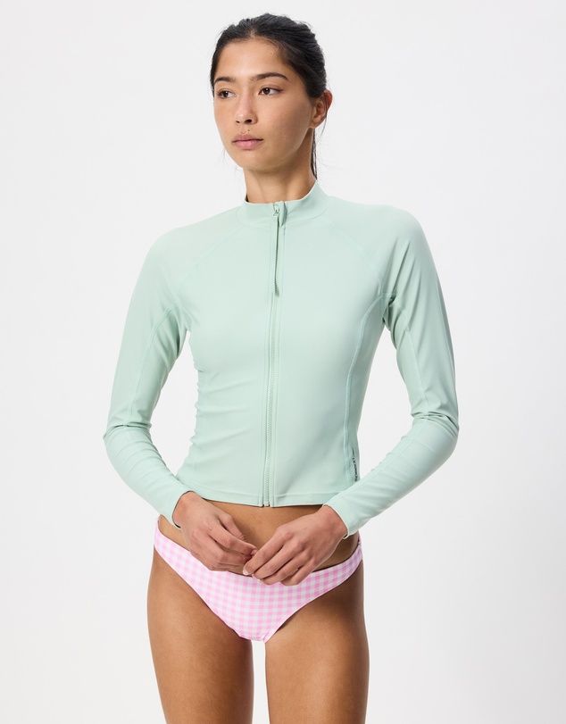 Speedo - LS Solid Zip Rashie Light