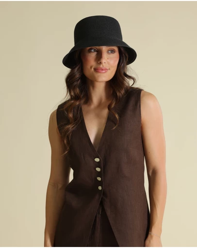 Morgan & Taylor - Ryle Bucket Hat in Black