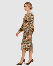 Honey and Beau - Leopard skirt