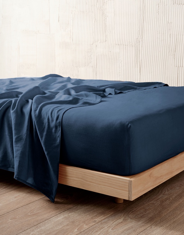 Linen House - Nimes Pure Linen Fitted Sheet