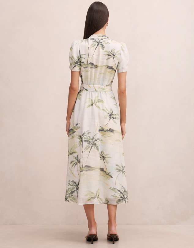 Forever New - Bree Printed Shirt Midi Dress