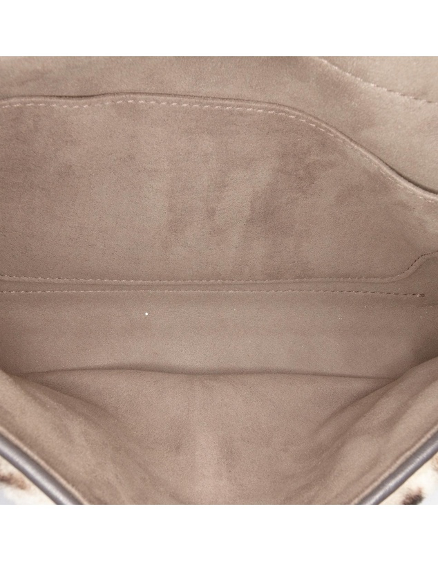 Pre-Loved by Azura Reborn - Pre-Loved Zucca Shearling Double F Baguette Satchel