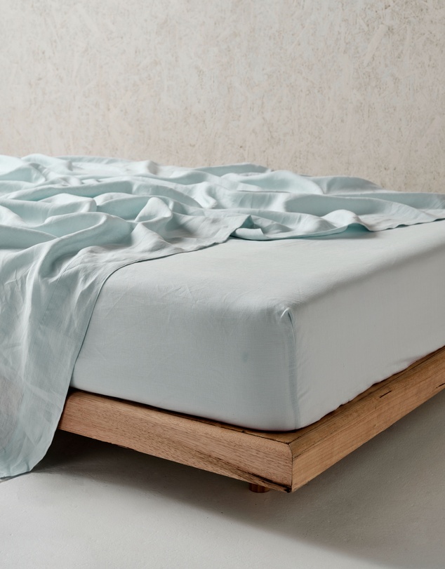 Linen House - Nimes Pure Linen Fitted Sheet