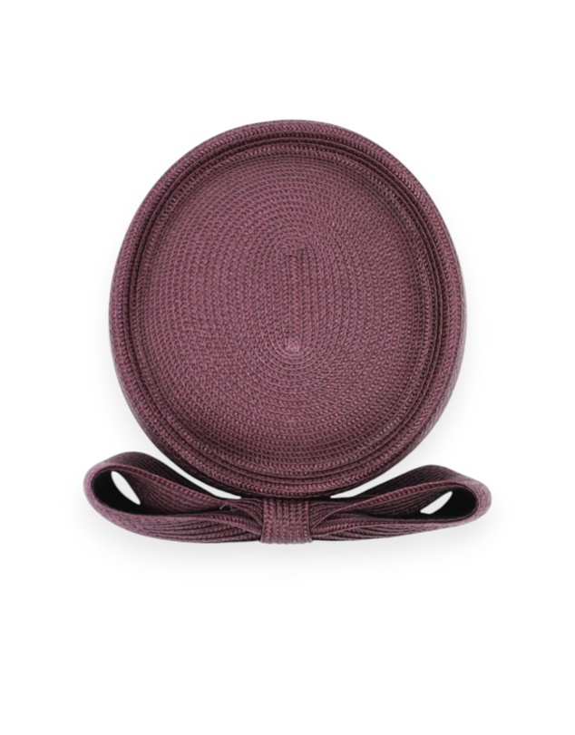 Morgan & Taylor - Tara Racewear Pillbox Hat in Dark Cherry Red