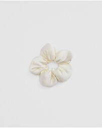Country Road - Satin Flower Scrunchie