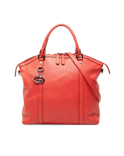 Pre-Loved by Azura Reborn - Pre-Loved Large Leather GG Charm Dome Satchel