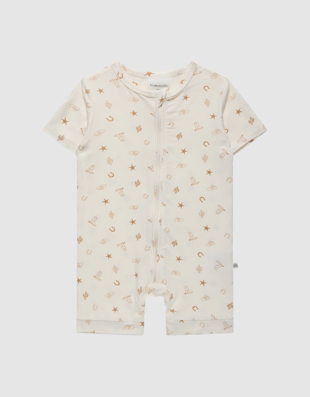 Kynd Baby - Essential Short Sleeve Onesie in Country Pristine