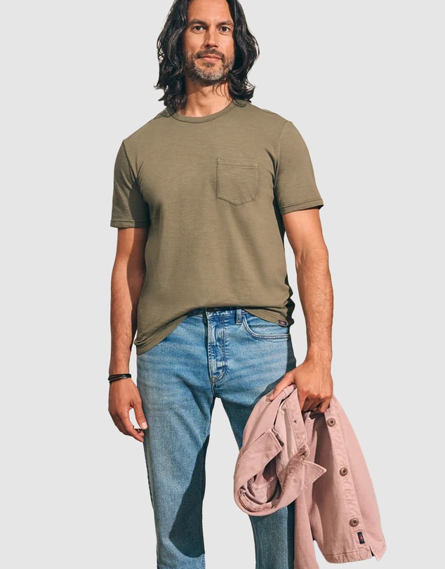 Faherty - Sunwashed Pocket Tee