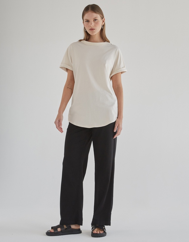 DRICOPER DENIM - Slouchy Cream Tee