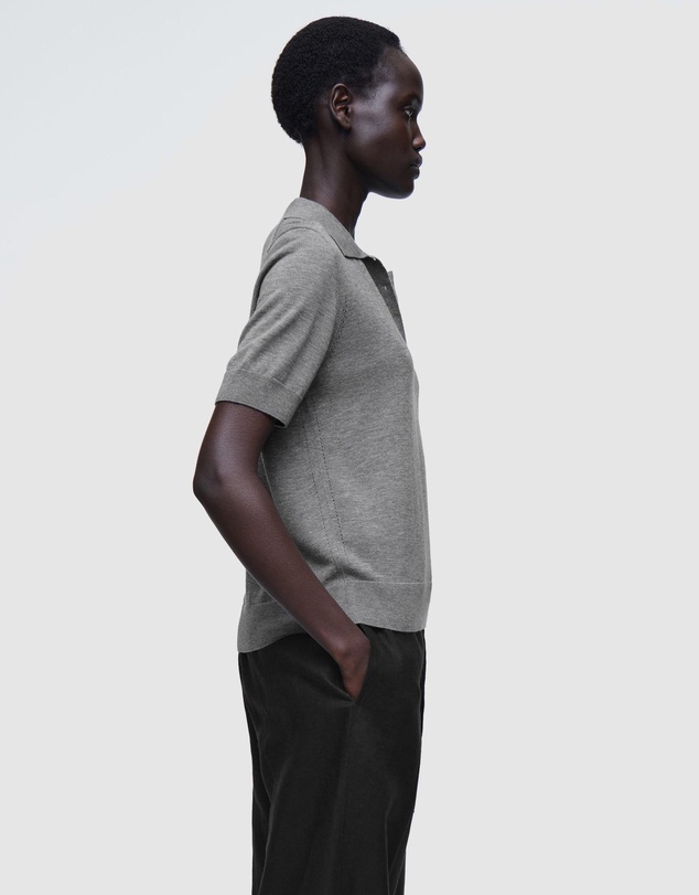 COS - Merino Wool-Blend Polo Shirt