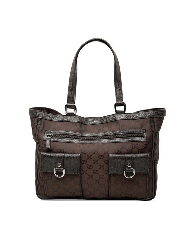 Pre-Loved by Azura Reborn - Pre-Loved GG Nylon Abbey D Ring Pocket Tote