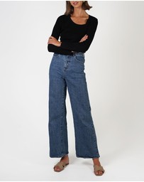 Lydan The Label - Tear Drop Neckline Knit