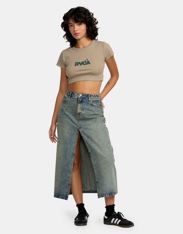 RVCA - Womens Stoned Half T-Shirt