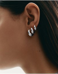 Kirstin Ash - Indigo Hoops Small