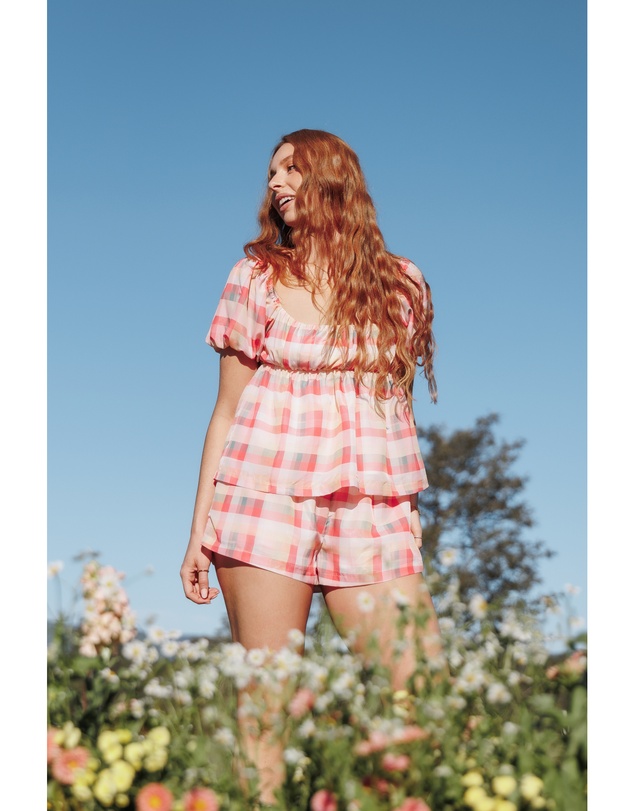Petal & Pup - Julia Set - Pink Picnic Plaid