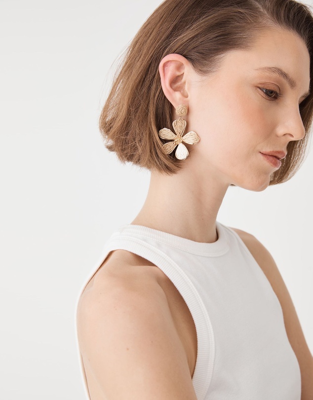 Forcast - Zaria Bloom Drop Earrings