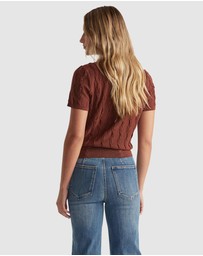 Decjuba - Lauren Lurex Knit Tee