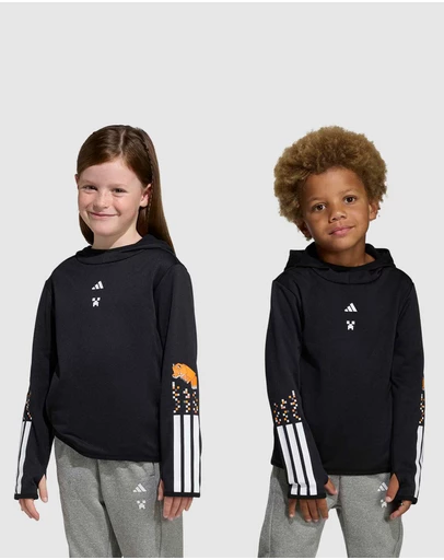 adidas Sportswear - Adidas Minecraft Training 3 Stripes Hoodie - Kids-Teens