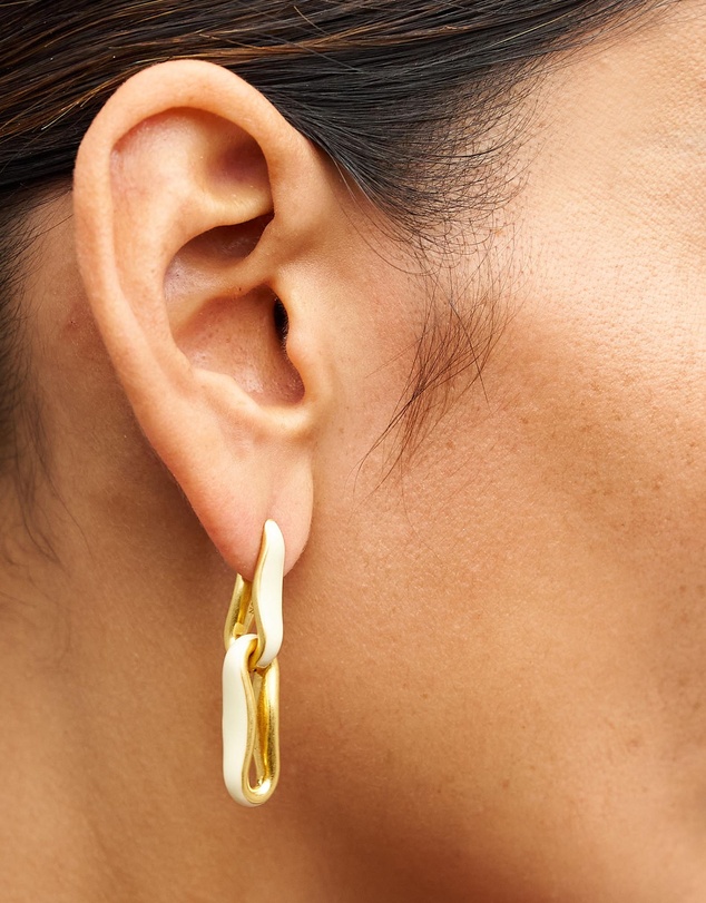 Oroton - Livia Enamel Drop Earrings