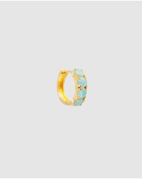 FAIRLEY - Amazonite Midi Hoops