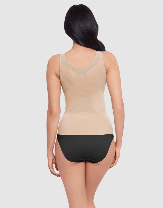 Miraclesuit Shapewear - Back Wrap Padded Cup Smoothing Posture Support Camisole