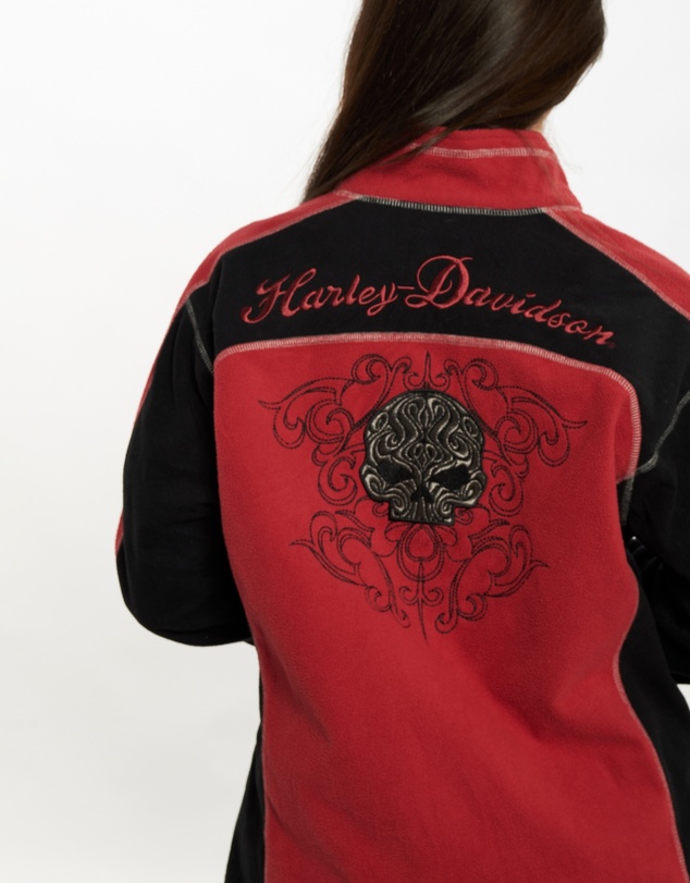 Vintage by The Real Deal - Pre Loved - Vintage Harley Davidson Fleece Full Zip Sweatshirt