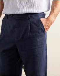 AERE - Leo Linen Suit Pants