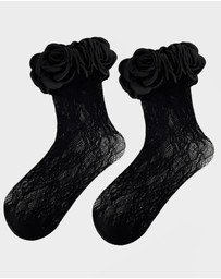 High Heel Jungle - Lace Ring A Rosie Socks
