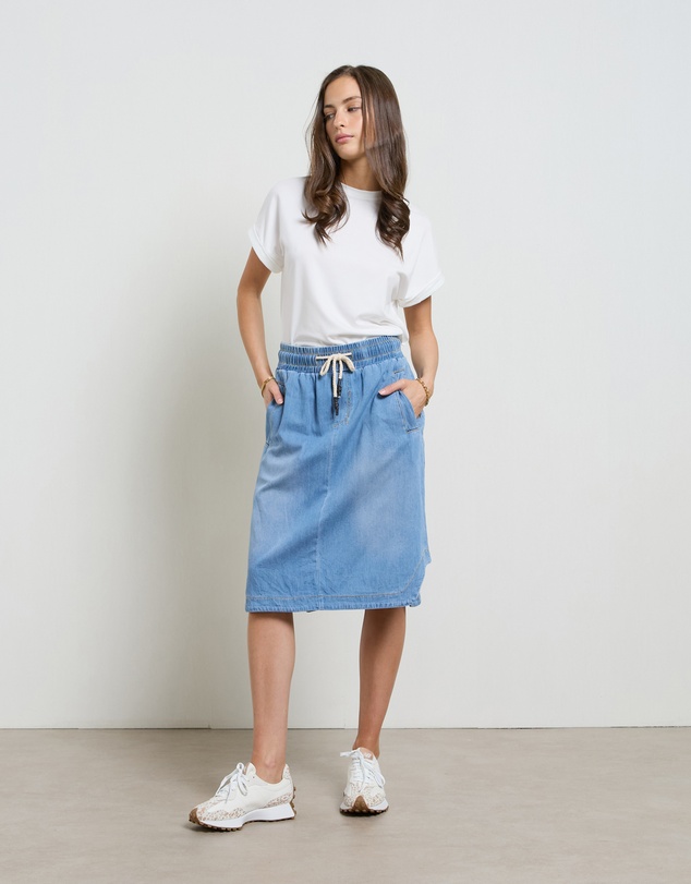 DRICOPER DENIM - Cecil Rodeo Blue Skirt