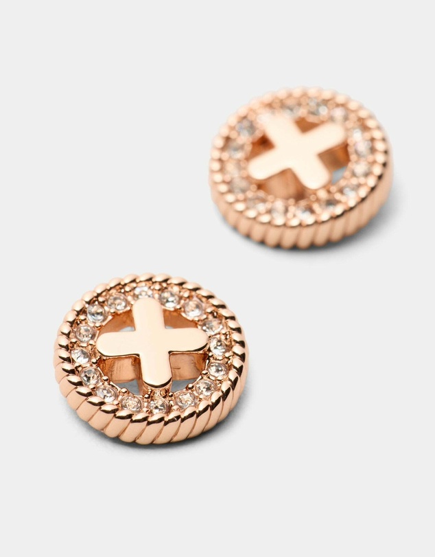 MIMCO - Amulet Stud Earrings - Rose Gold