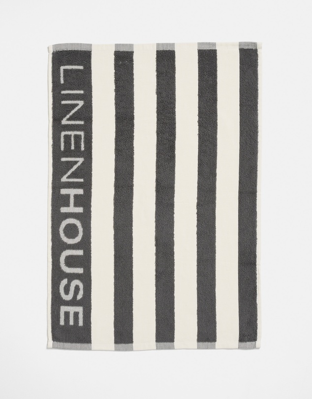 Linen House - Linen House Logo Stripe Tea Towel