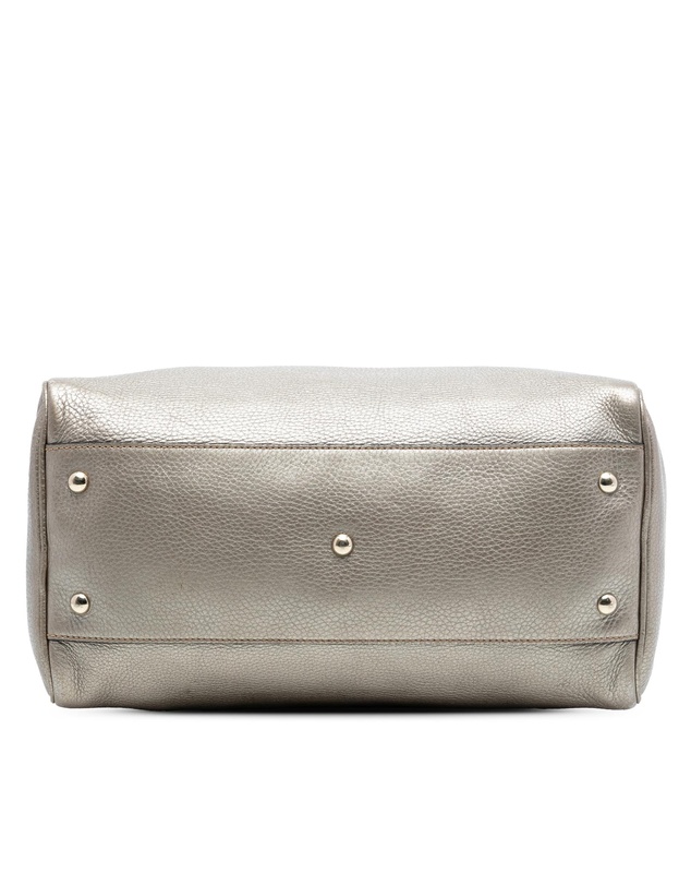 Pre-Loved by Azura Reborn - Pre-Loved Medium Calfskin Bamboo Shopper Boston Bag
