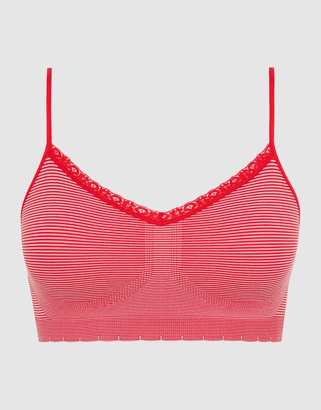 Billet Doux - Zen Attitude Crop Top Style Wirefree Bralette - 2 Pack