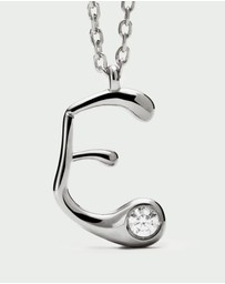 PDPAOLA - Initial 2026 E Silver Pendant Necklace