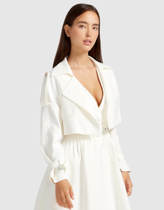 Belle & Bloom - Manhattan Cropped Trench