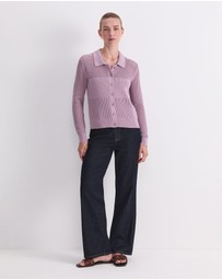 Sportscraft - Elka Pointelle Shirt Cardigan