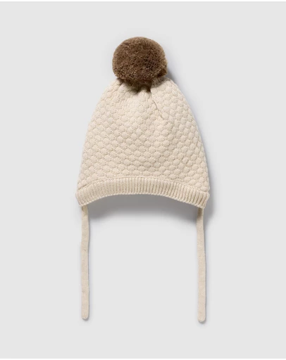 Wilson & Frenchy - Organic Knitted Bubble Bonnet - Babies