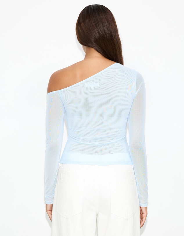 Dazie - Alina Asymmetrical Mesh Top