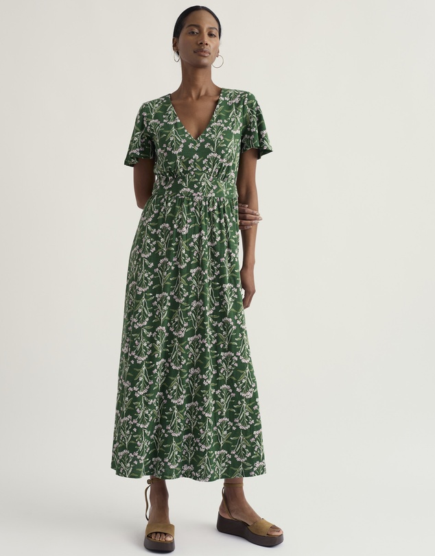 Seasalt - Seasalt Cornwall Green Chateaux Maxi Dress