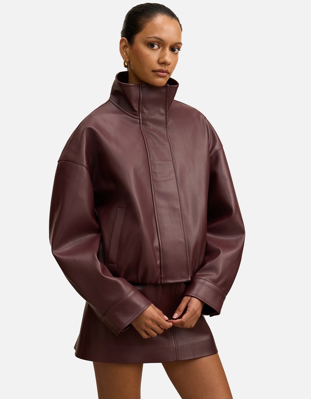 Forever New Petite - Jacquie Petite Funnel Neck Jacket