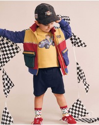Huxbaby - Retro Motosport Windbreaker - Babies-Kids