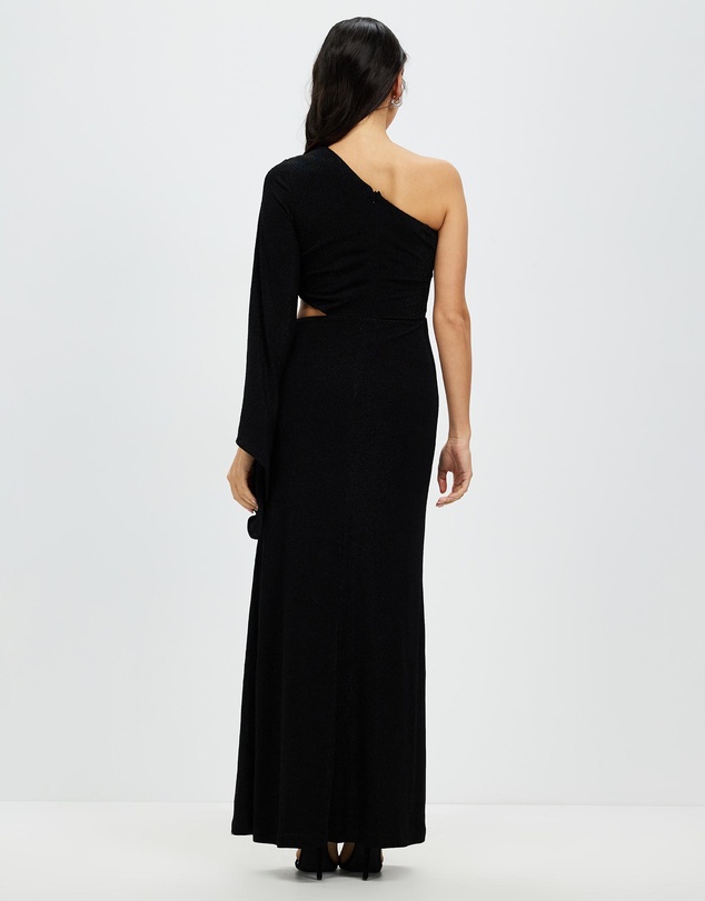 Romance by Honey and Beau - Farrah One Sleeve Maxi Dress