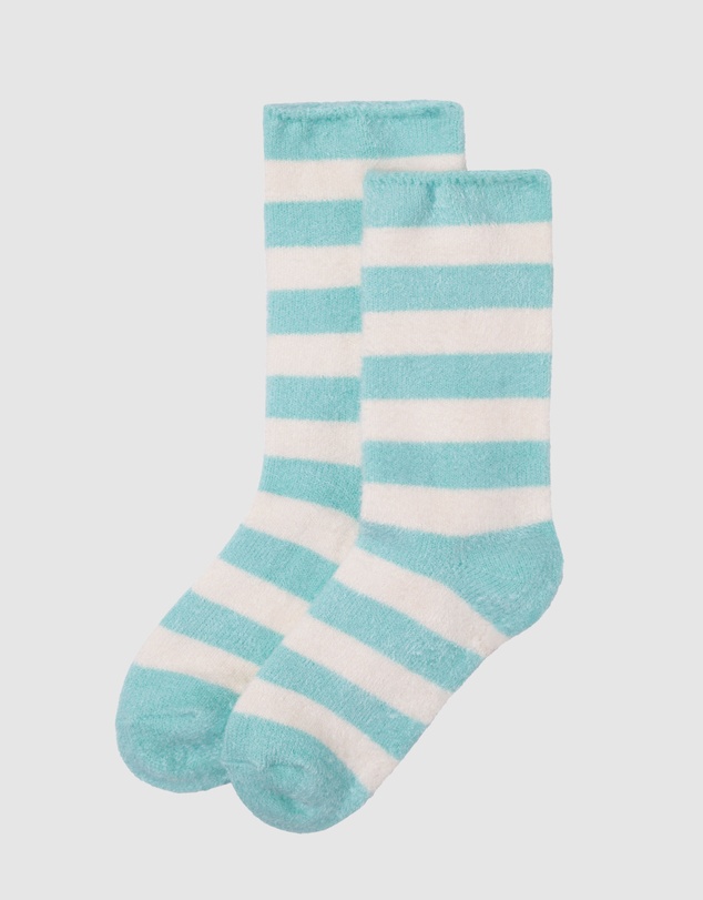 Bamboozld - 3 Pack Fluffy Bamboo Lounge Bed Crew Socks