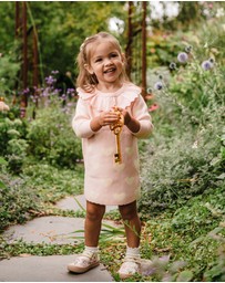 Fleur Harris - 'Days of Enchantment' Lovely Dress in Peach